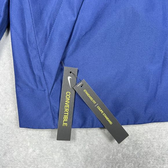 Nike Convertible Golf Jacket Men’s Small Blue Tokyo 2020 Hypershield Long Sleeve - Picture 10 of 15